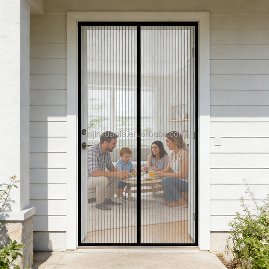 Hight Quality Dust Proof Summer Magnetic Mosquito Netting Screen Door Curtain