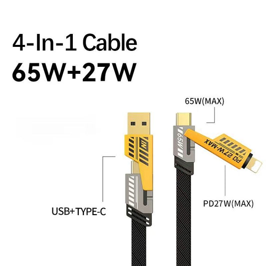 4 in 1 MOBILE PHONE DATA CABLE
