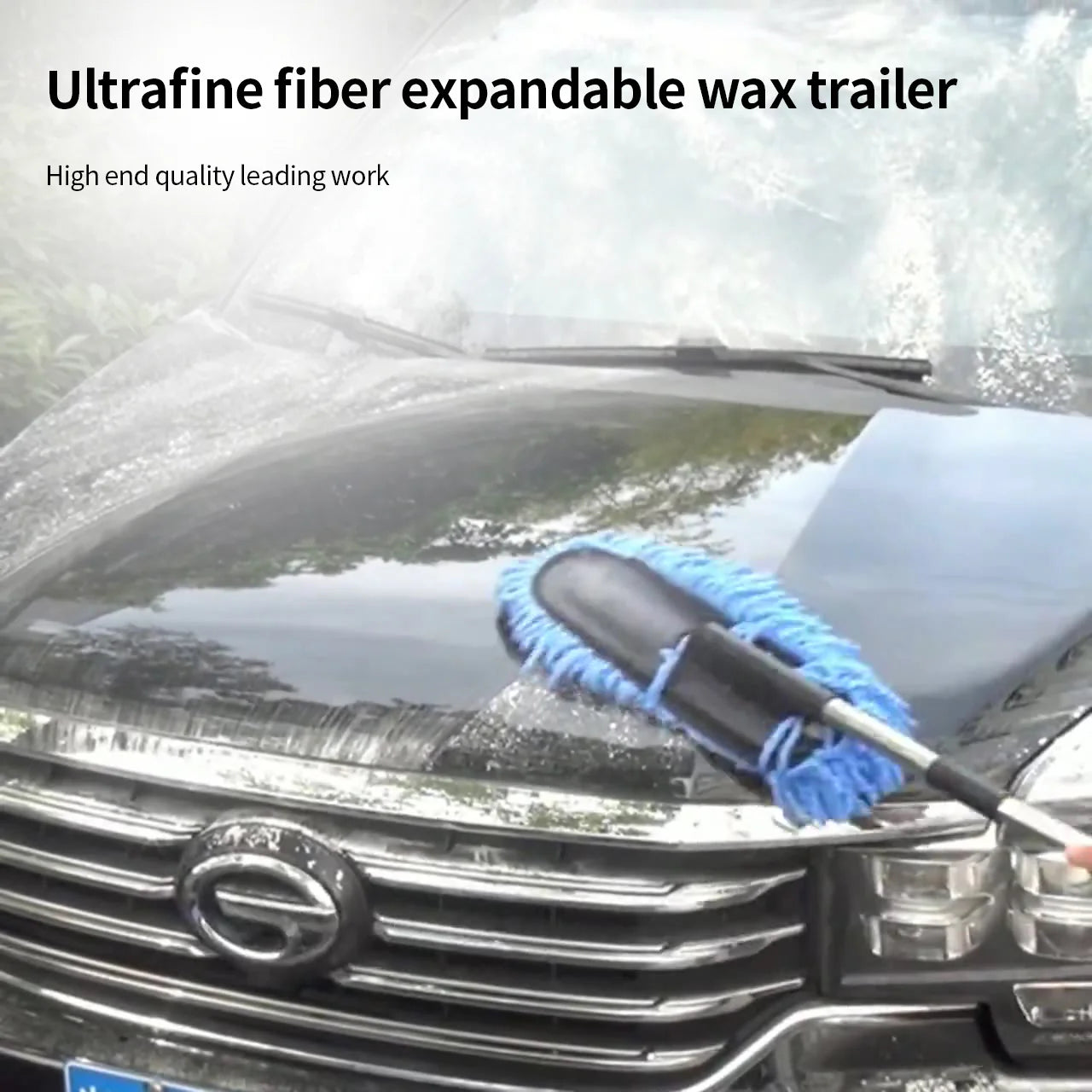 Car Duster Dust Wax Mop Microfiber Telescoping Dusting Tool