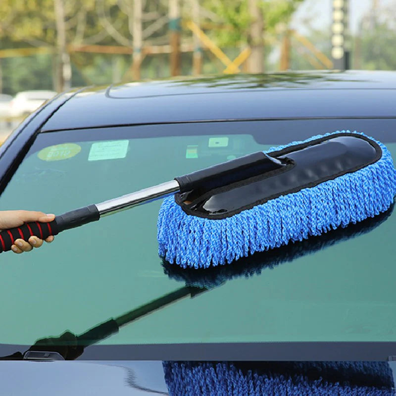 Car Duster Dust Wax Mop Microfiber Telescoping Dusting Tool