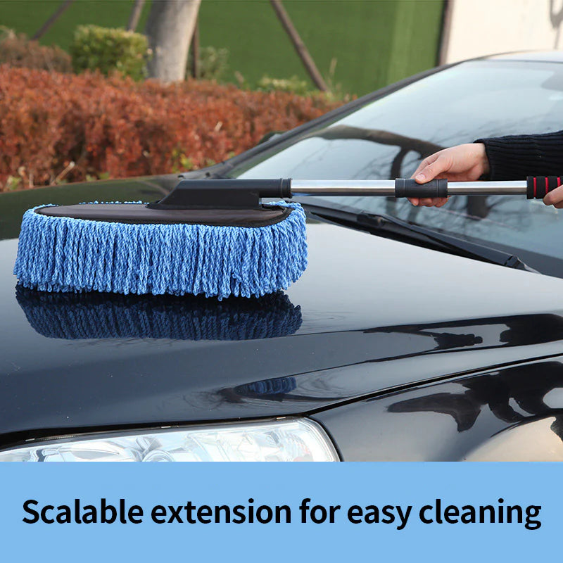 Car Duster Dust Wax Mop Microfiber Telescoping Dusting Tool