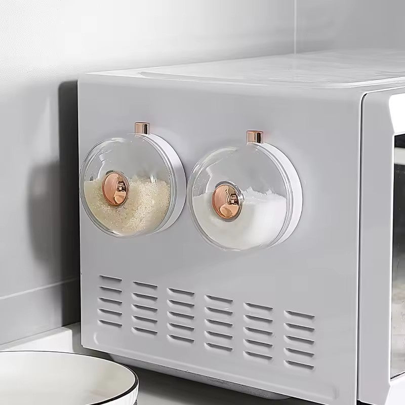 Kitchen Condiment Bottle Household Multi-functional Wall Mounted Spice Box