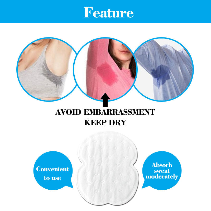 Disposable Summer Absorbent Armpit Underarm Sweat Pads