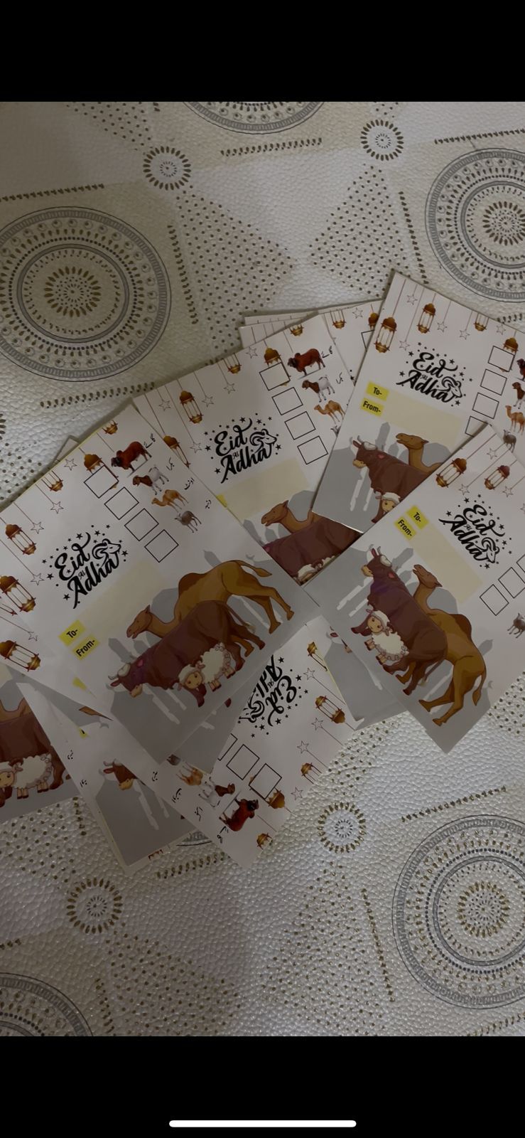 EID UL ADHA MEAT STICKERS