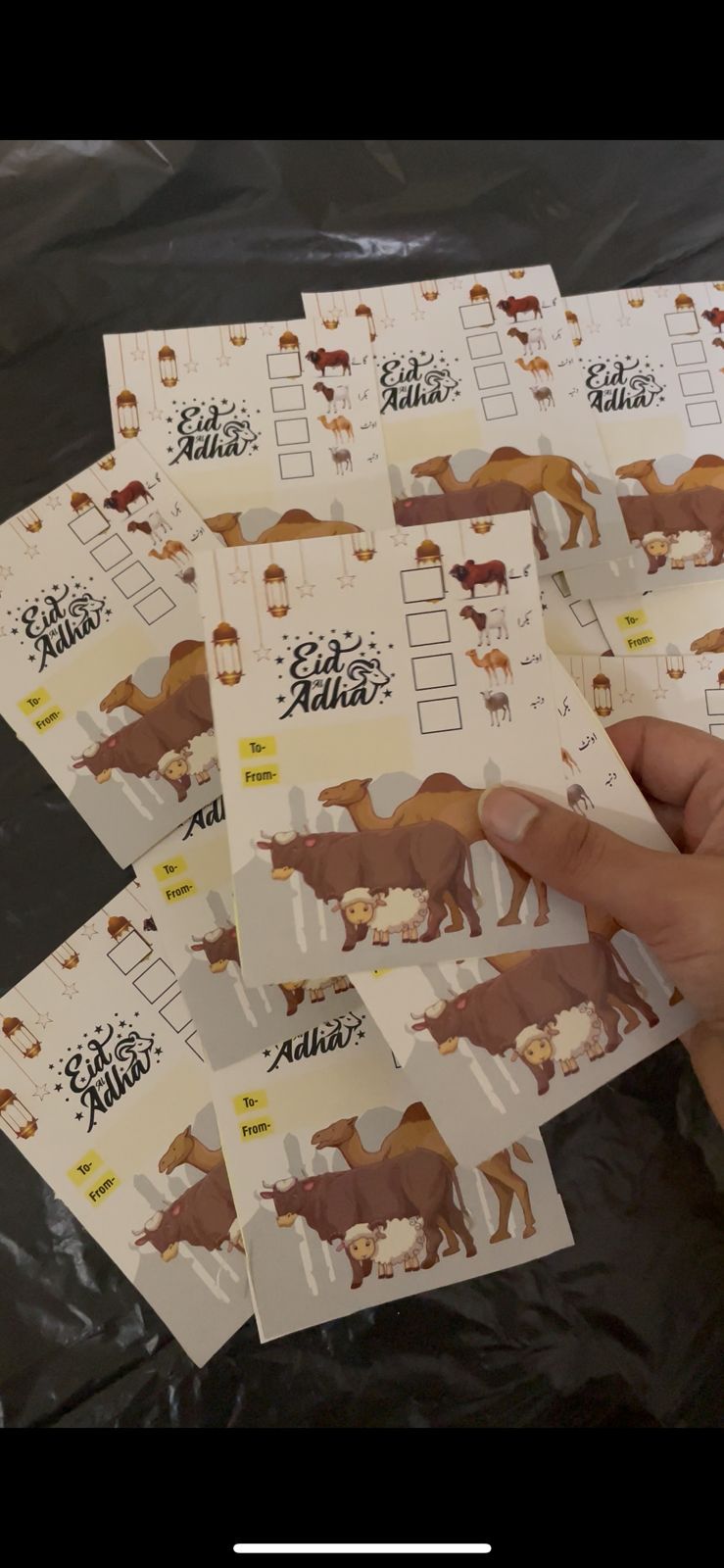 EID UL ADHA MEAT STICKERS