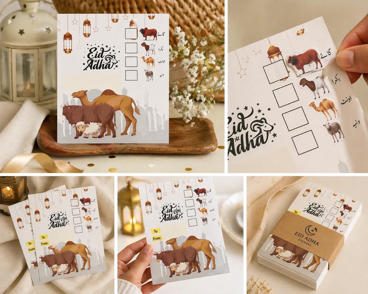 EID UL ADHA MEAT STICKERS